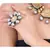 Grey baroque adjustable ring