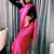Pink Woven Art Silk Saree With Blouse