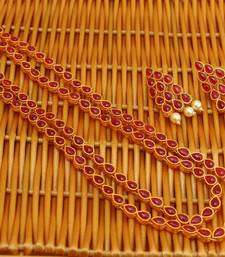 Red agate necklaces