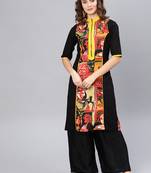 Red printed cotton kurtis