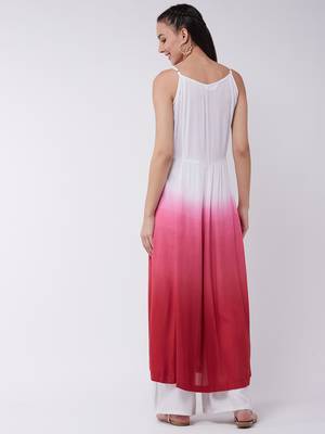 Pink printed rayon kurtas-and-kurtis 3