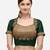 Net lehanga with dupion blose and chiffon dupatta