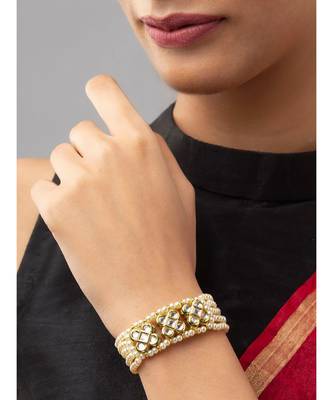 gold kundan bracelets 1