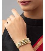 gold kundan bracelets