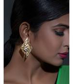 gold kundan Earrings