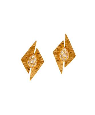 gold kundan Earrings 3