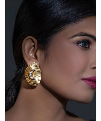 gold kundan Earrings 1