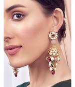 gold kundan Earrings