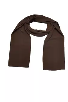 Premium Chiffon Hijab  Dark Brown