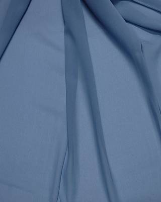 Premium Chiffon Hijab  Blue 4