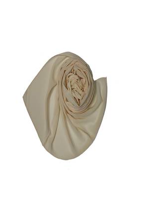 Premium Chiffon Hijab  Cream 2