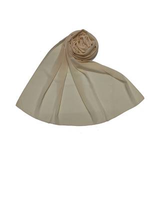Premium Chiffon Hijab  Cream 3