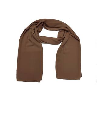 Premium Chiffon Hijab  Brown 1