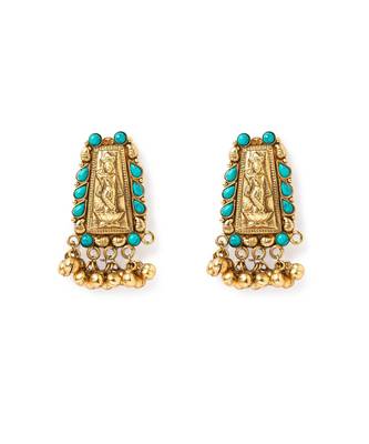 Brass Yellow Gold kundan Jewellery 2