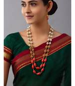 Brass Yellow Gold kundan Jewellery