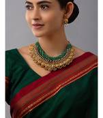 Brass Yellow Gold kundan Jewellery