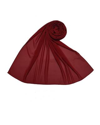 Premium Chiffon Hijab  Maroon 3