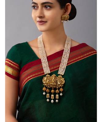 Brass Yellow Gold kundan Jewellery 1