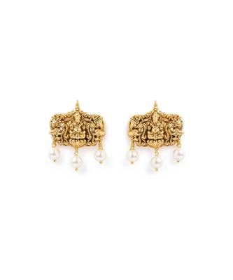 Brass Yellow Gold kundan Jewellery 2