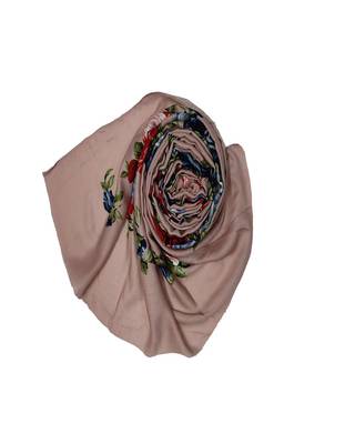 Printed Cotton Stole  Purple 2