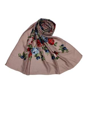 Printed Cotton Stole  Purple 3