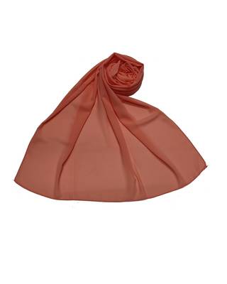 Premium Chiffon Hijab  Orange 3