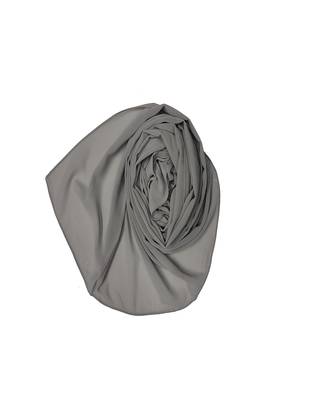 Premium Chiffon Hijab  Light Grey 2