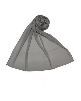 Premium Chiffon Hijab  Light Grey 3
