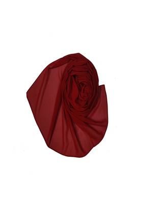 Premium Chiffon Hijab  Maroon 2