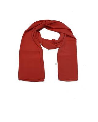 Premium Chiffon Hijab  Orange 1