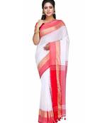 Handloom Cotton Temple border saree
