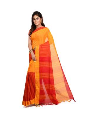 Handloom Multi-colour Cotton saree 1