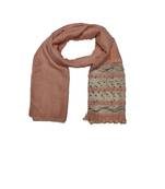 Golden Beat's Studed Cotton Hijab  Light Orange