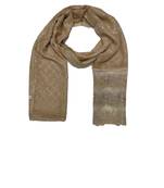 Cotton Checkered Diamond Studed Hijab  Cream