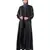 Nazneen Diamond Beads Front open Abaya