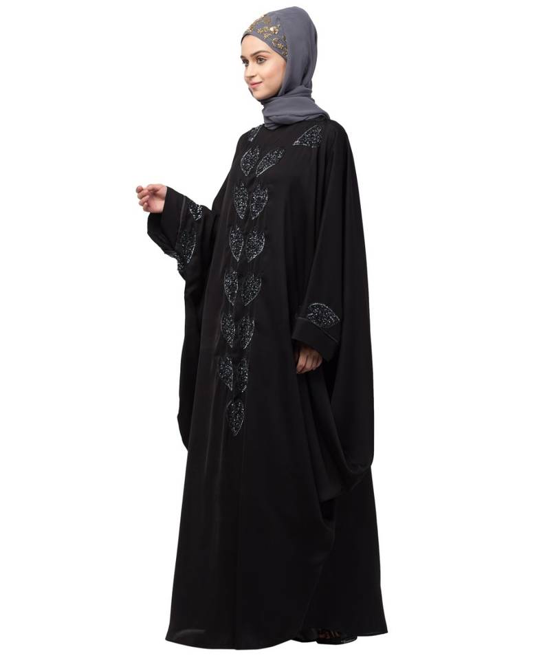 Nazneen Front and Sleeve hand embroidered Kaftan