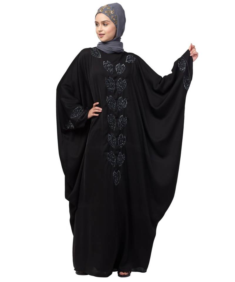 Nazneen Front and Sleeve hand embroidered Kaftan