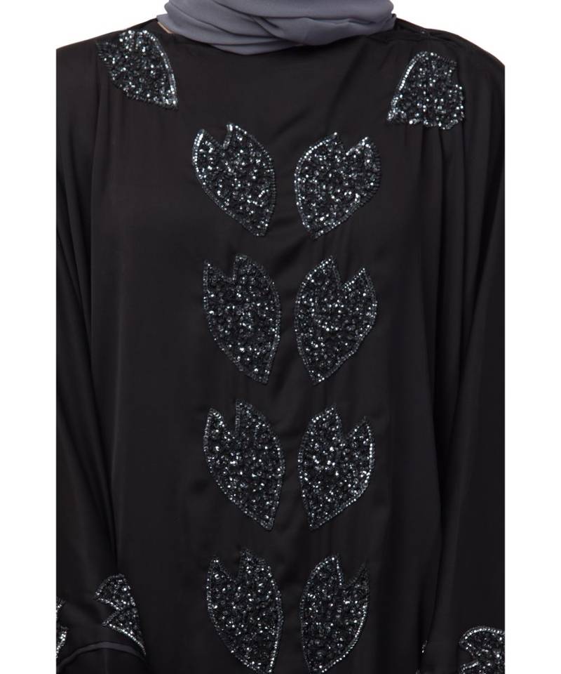 Nazneen Front and Sleeve hand embroidered Kaftan