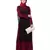 Nazneen Two Piece Diamond cut fully Beaded Front and Back Party Abaya