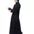 Nazneen Two Piece Diamond cut fully Beaded Front and Back Party Abaya