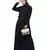Nazneen Two Piece Diamond cut fully Beaded Front and Back Party Abaya