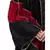 Nazneen velvet contrast triangle front open Dubai Kaftan