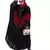 Nazneen velvet contrast triangle front open Dubai Kaftan