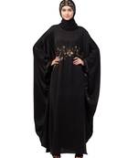 Nazneen Hand work across front Antique Brass  embroidery  Nida Kaftan