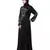Nazneen stone hand work at front and sleeve A line Abaya