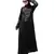 Nazneen stone hand work at front and sleeve A line Abaya