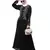 Nazneen front and Sleeve hand embroidered Party Abaya