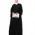 Nazneen Front Open Pleated embroidered Abaya