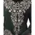 Nazneen Neck and Sleeve Resham Embroidered  A line Party Abaya