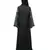 Nazneen Neck and Sleeve Resham Embroidered  A line Party Abaya